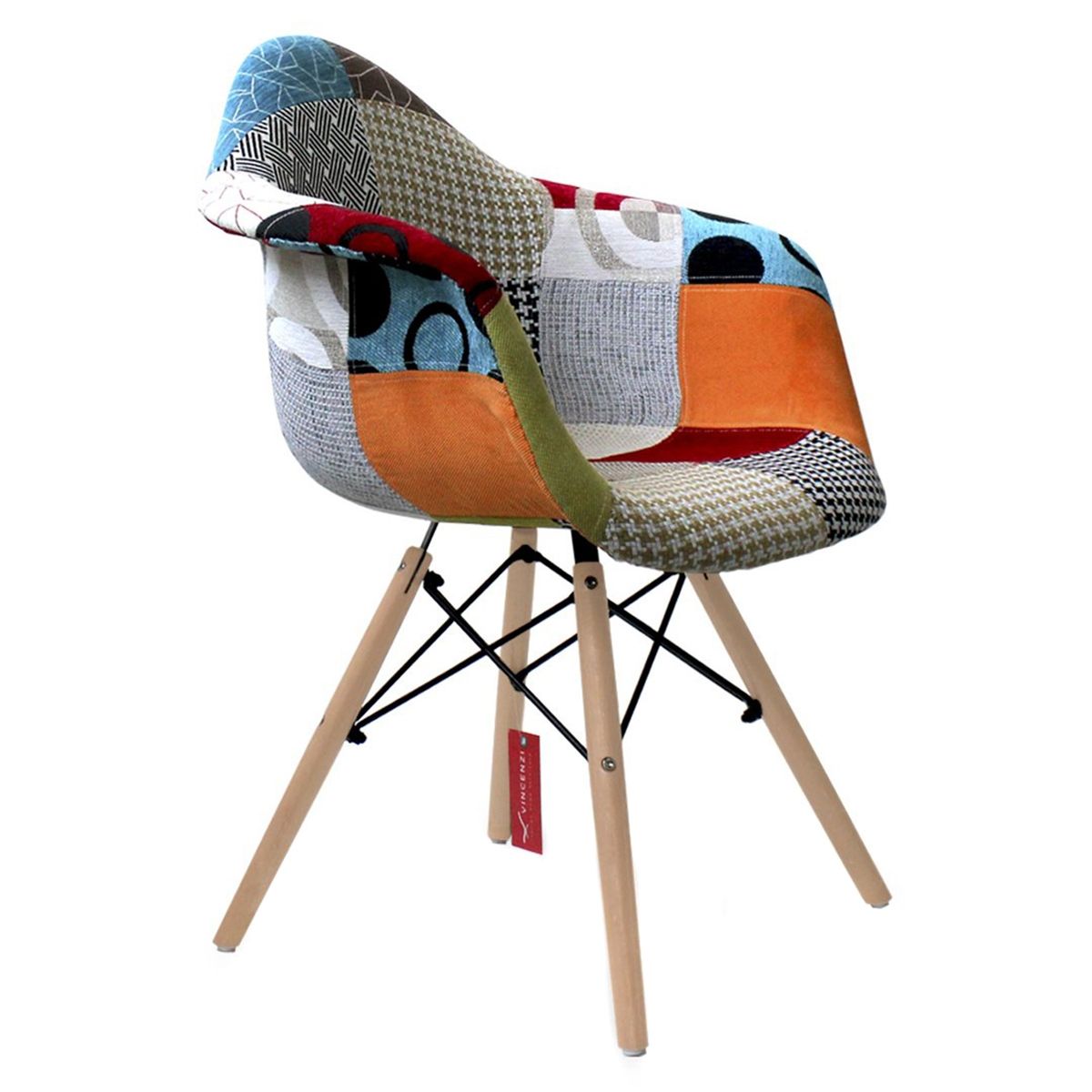 VINCENZI - Silla Poltr Eames Patchwork DelhiMK