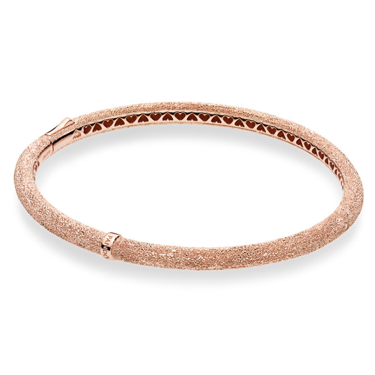 PANDORA - Brazalete Brillo Mate Pandora Rose