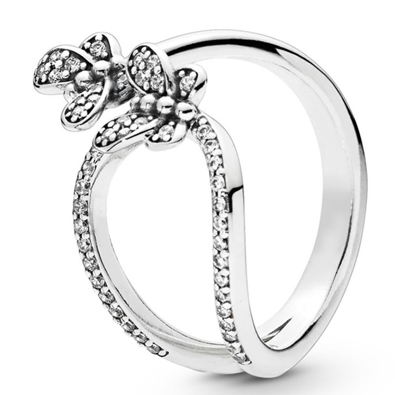 PANDORA - Anillo Mariposas Deslumbrantes