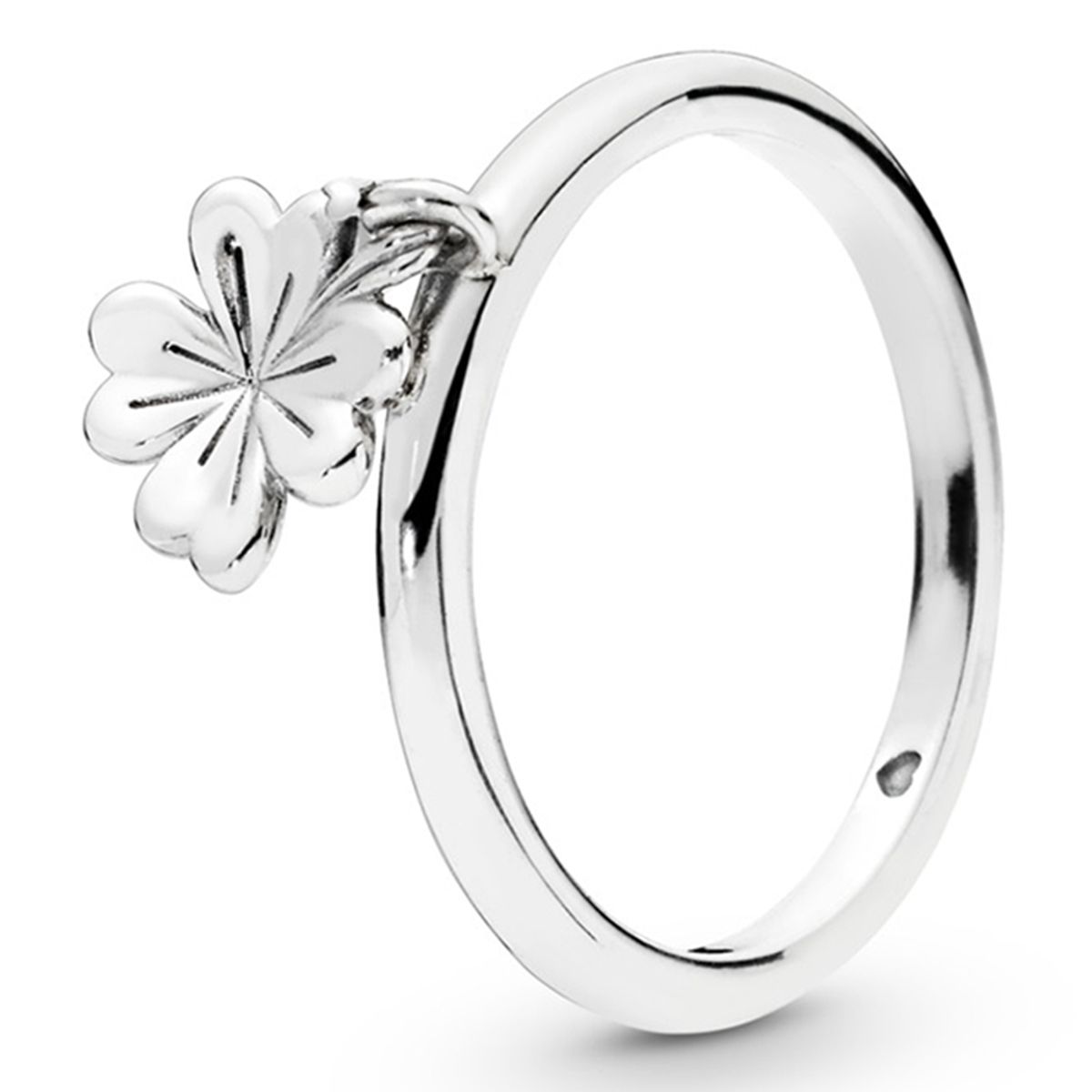 PANDORA - Anillo Trebol Colgante