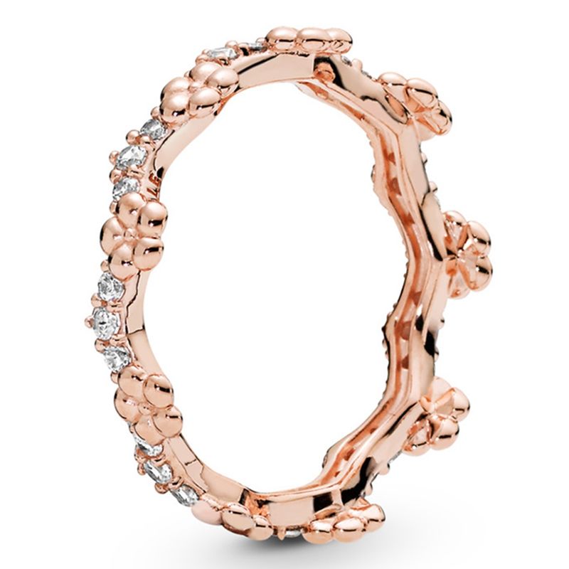 PANDORA - Pandora Anillo Corona Flores Rose