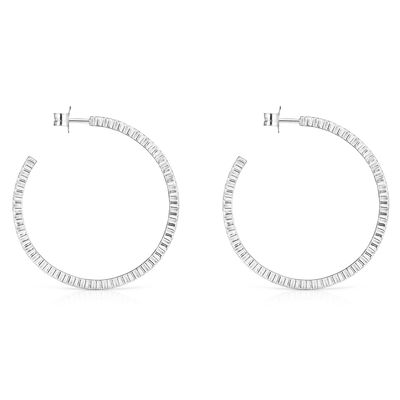 Imagen 2 del producto Accesorio Joya Grandes Straight Disco De Plata Mujer