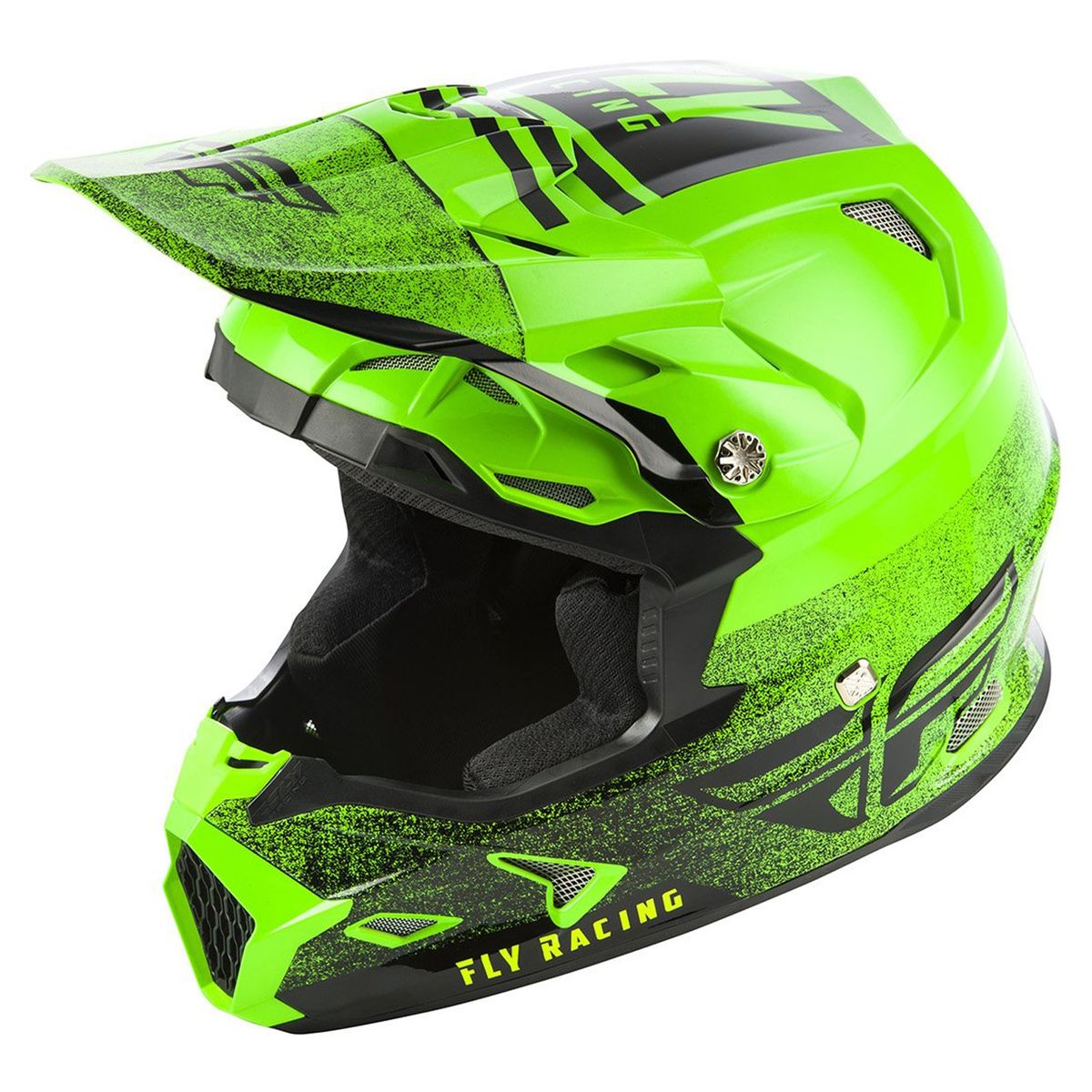 FLYRACING - Casco Mx  Neon Green