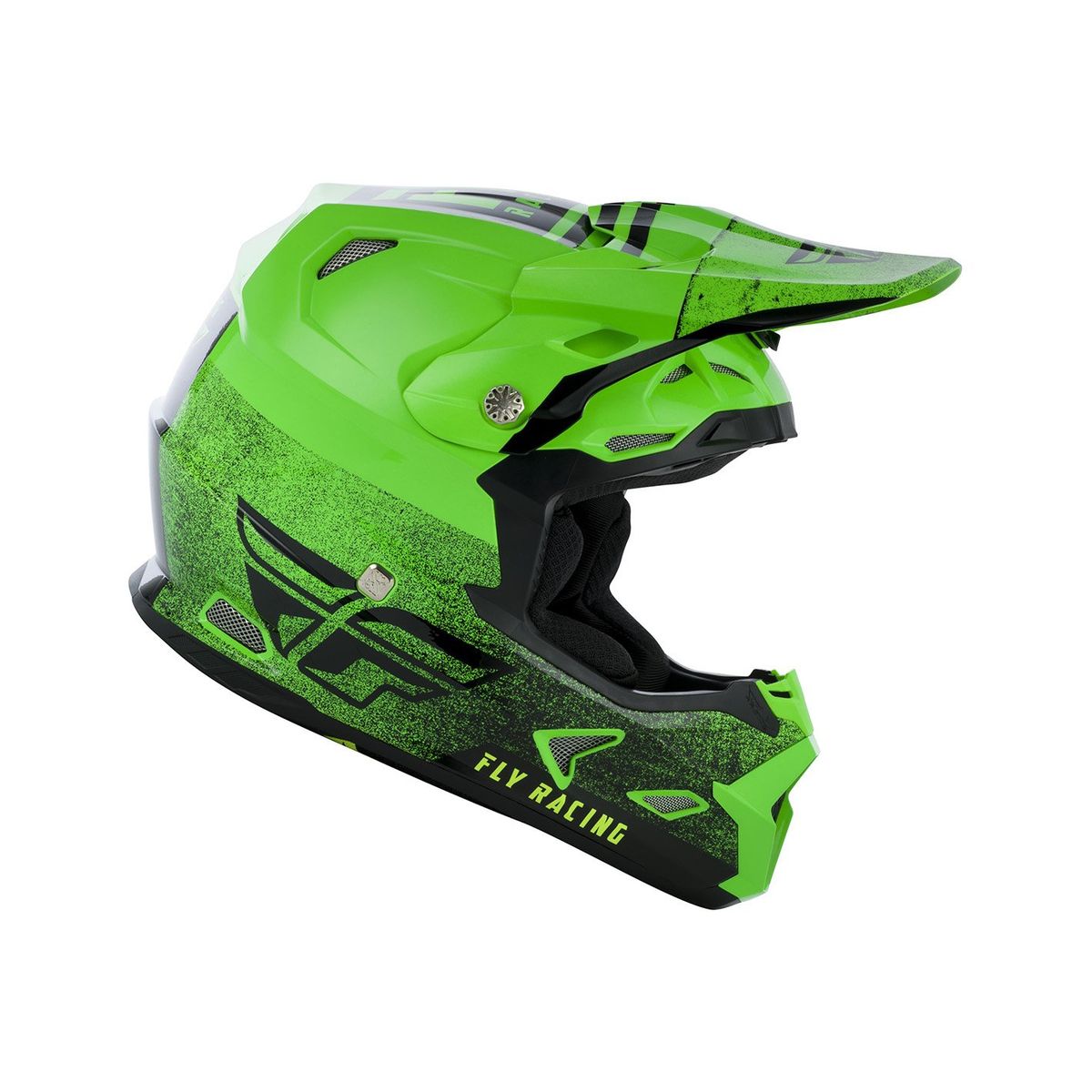 FLYRACING - Casco Mx Neon Green