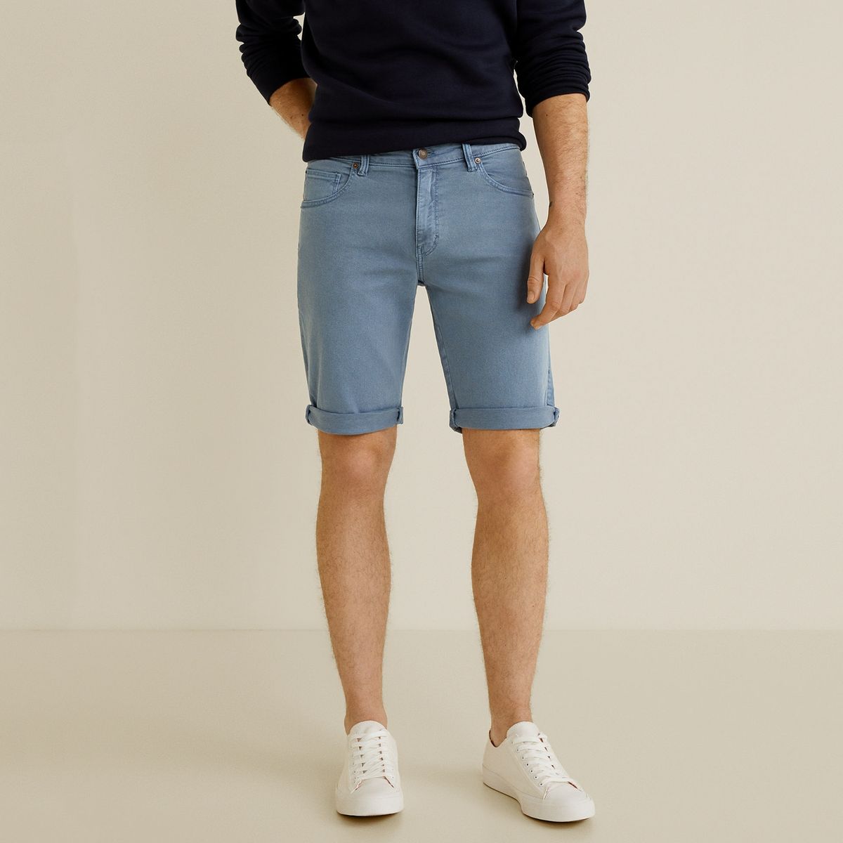 MANGO MAN - Traje de Baño Liso