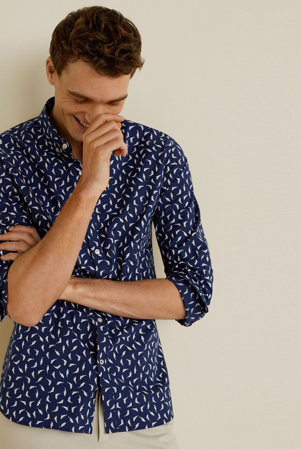 MANGO MAN - Camisa Casual Dalsi