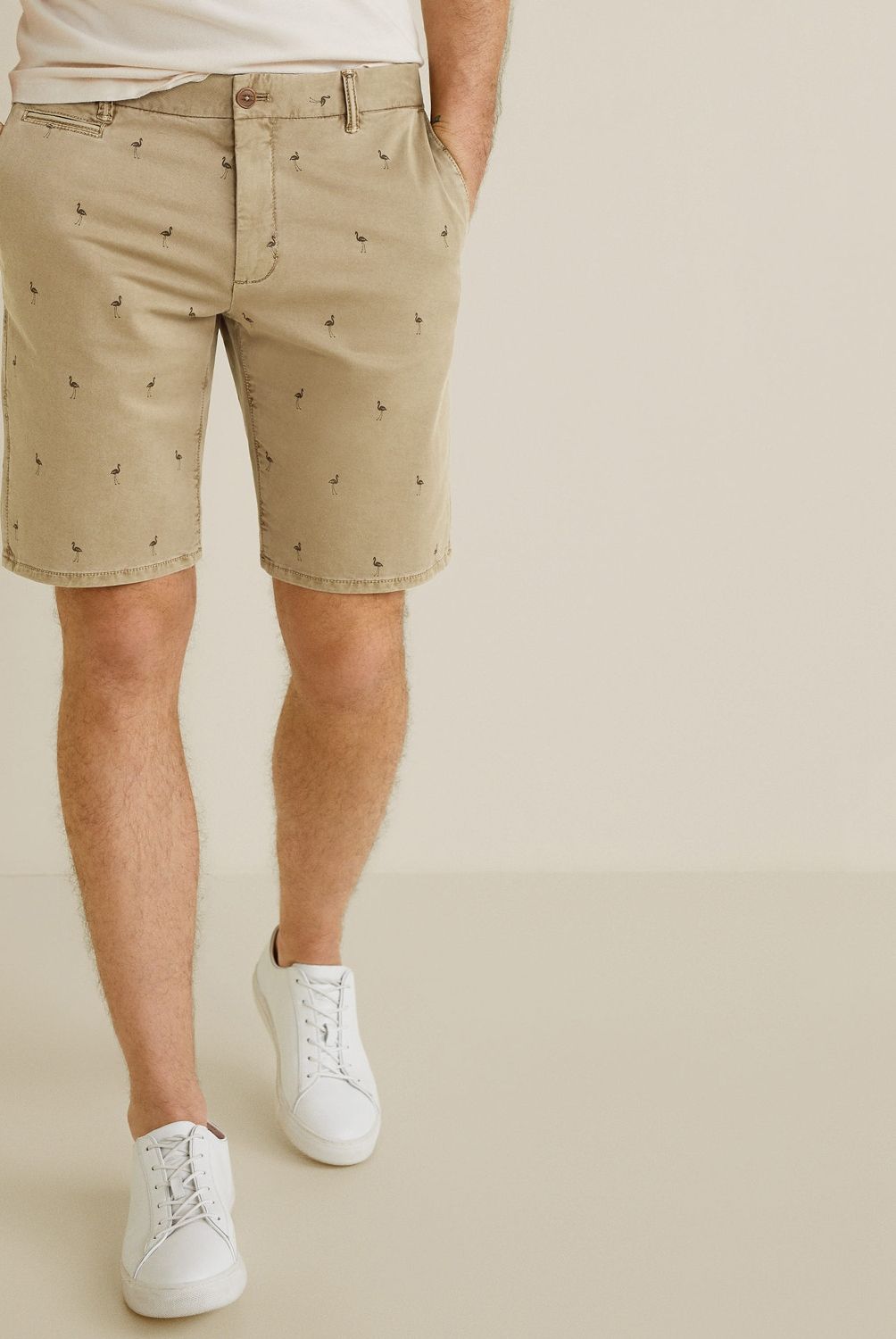 MANGO MAN - Bermuda Estampado
