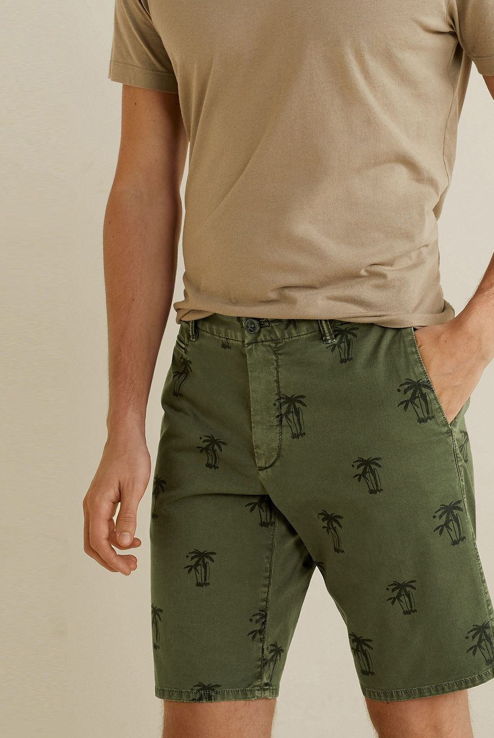 MANGO MAN - Bermuda Estampado