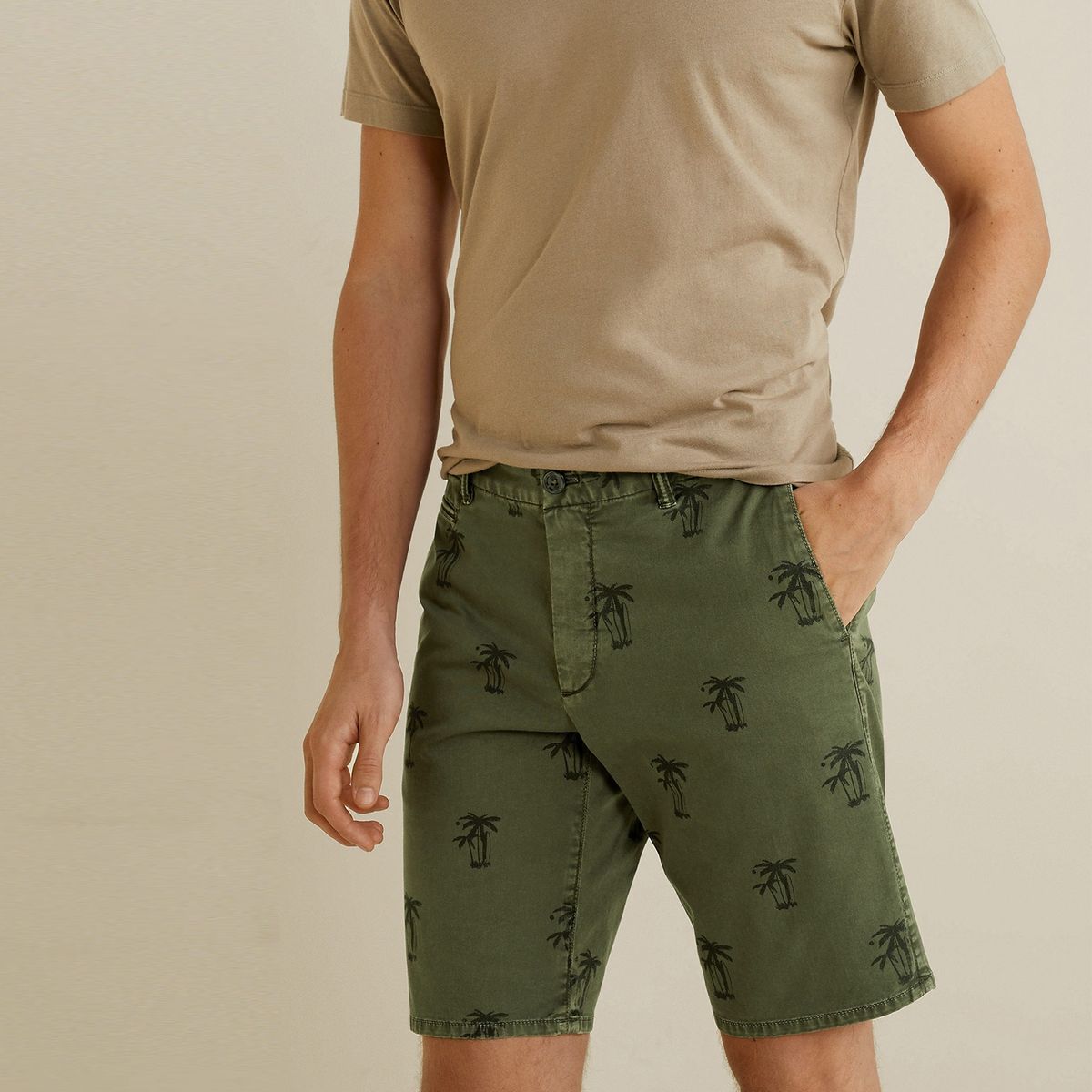 MANGO MAN - Bermuda Estampado