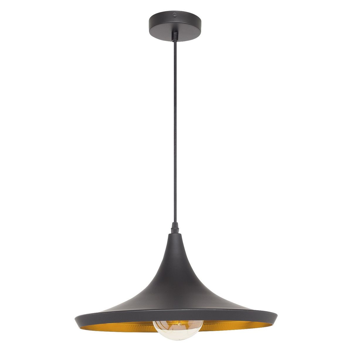 FORM DESIGN - Lámpara de Colgar Beat Shade Wide Negro