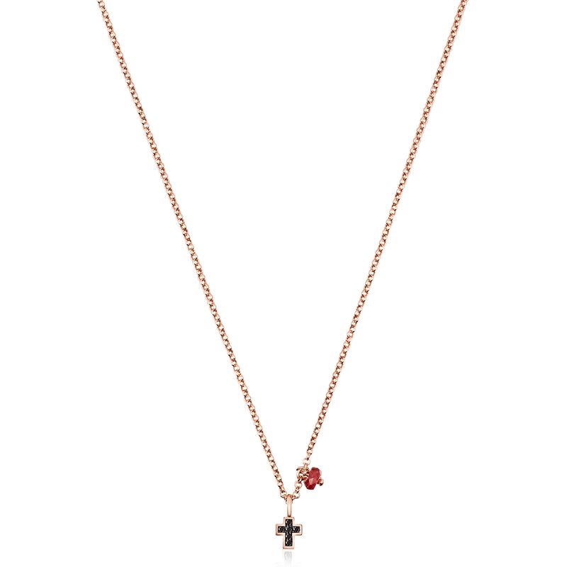 TOUS - Collar Cruz De Plata Mujer Tous