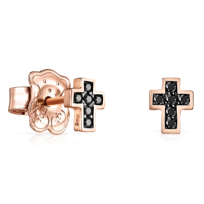 TOUS - Tous Pendientes Motif Cruz De Plata
