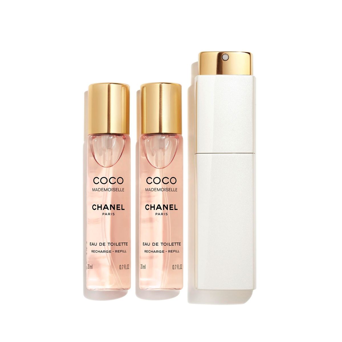 CHANEL - Perfume Mujer Coco Mademoiselle Edt 20 Ml Twist And Spray Recargable Chanel