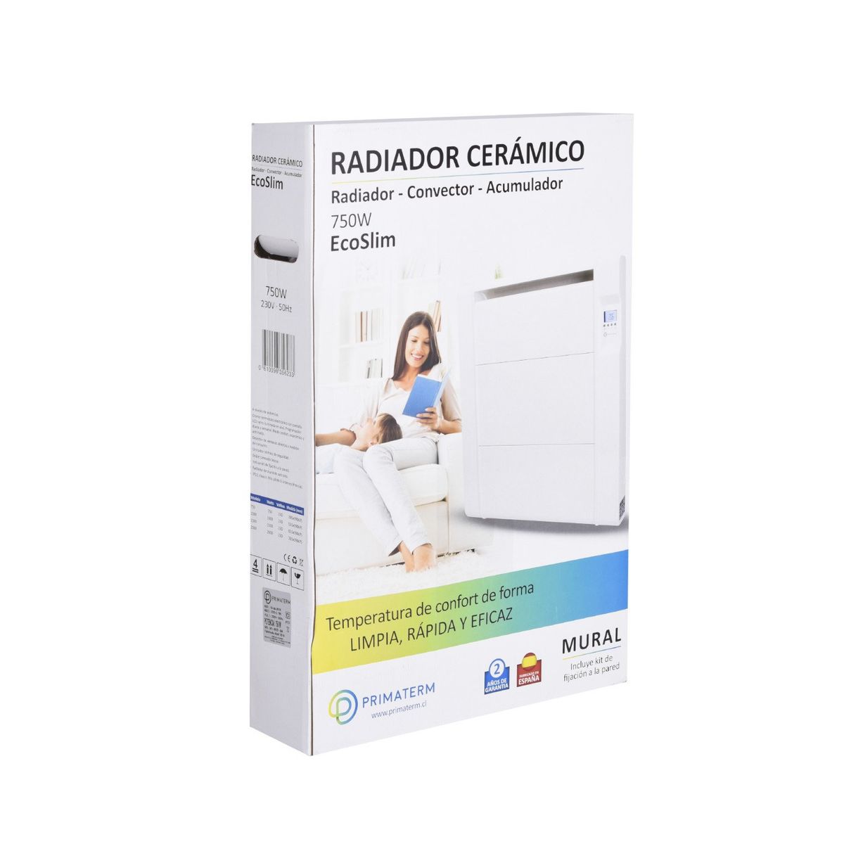 PRIMATERM - Radiador Electrico Calefactor Convector 750w