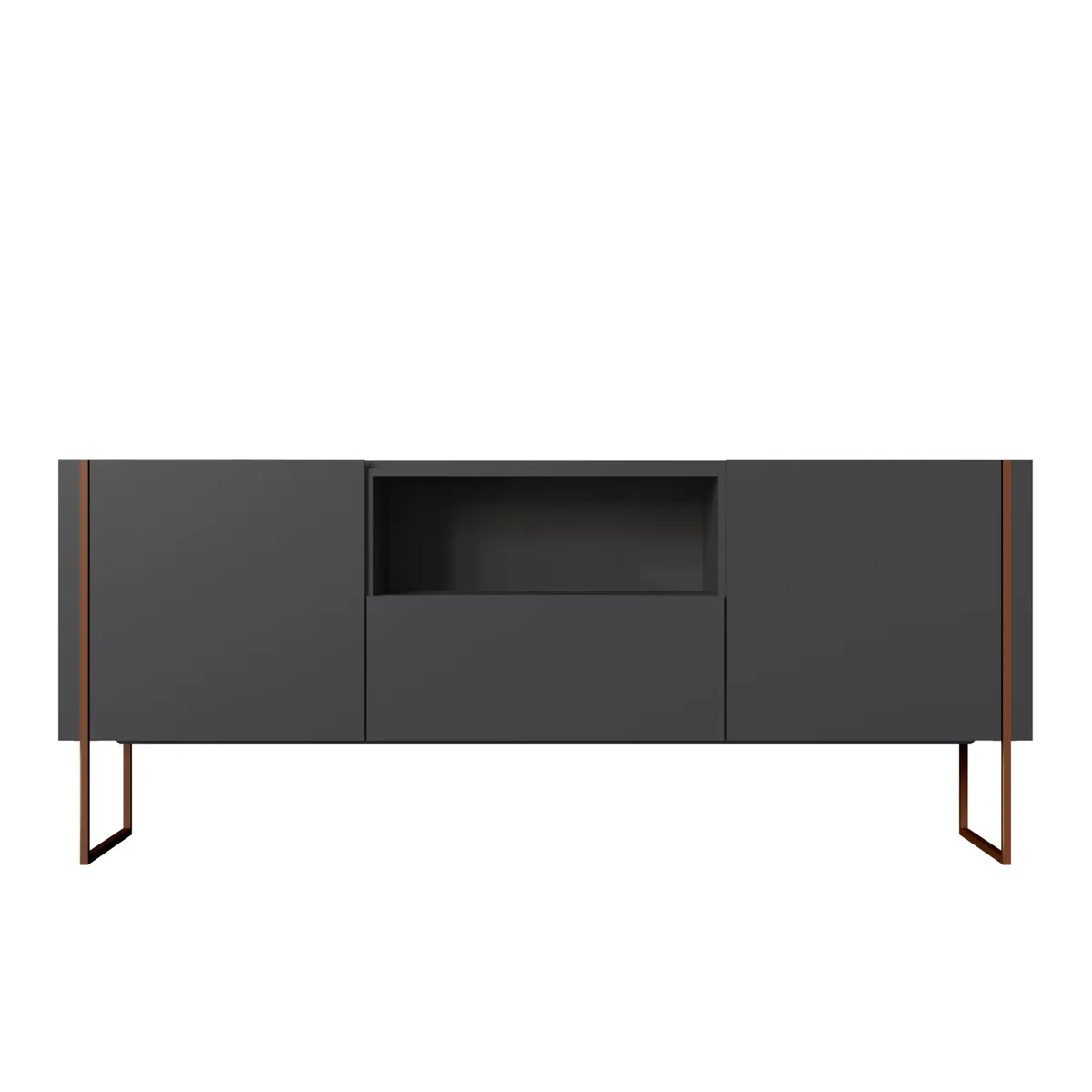 DECOCASA - Buffet Vesta 1.8 GRIS Pata COBRE