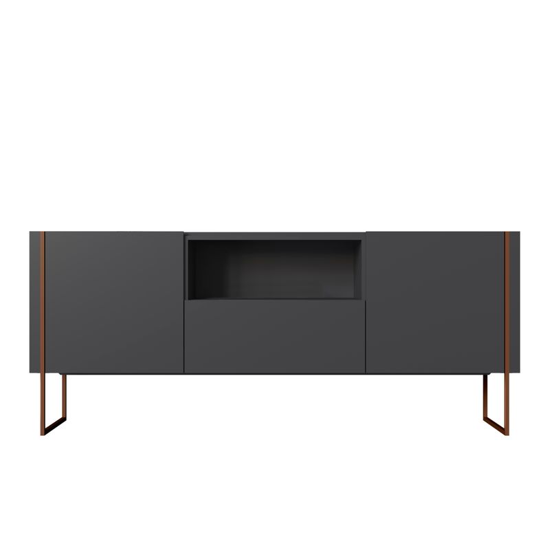 DECOCASA - Buffet Vesta 1.8 GRIS Pata COBRE
