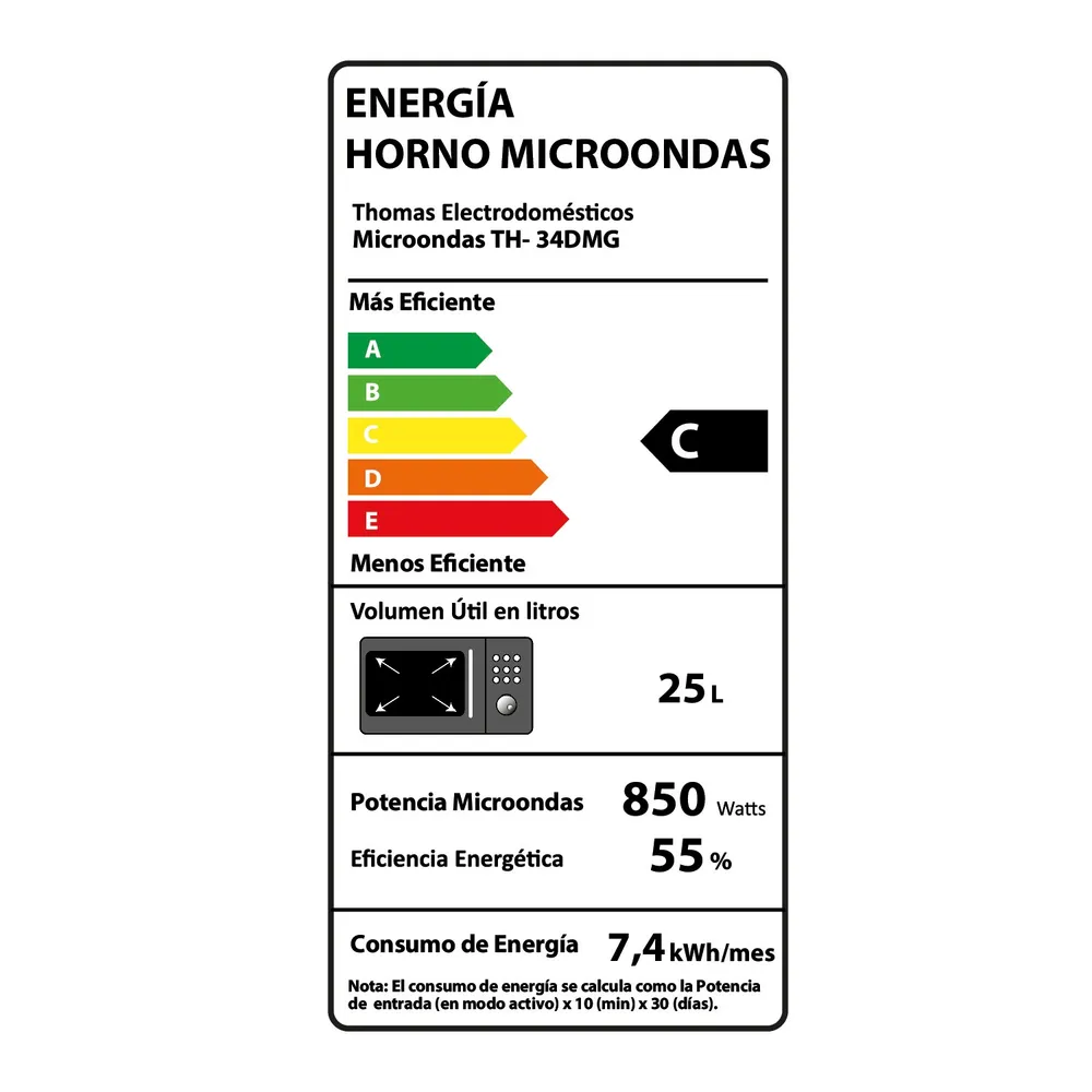 Thomas TH-34DMG 34 L Negro, foto 11