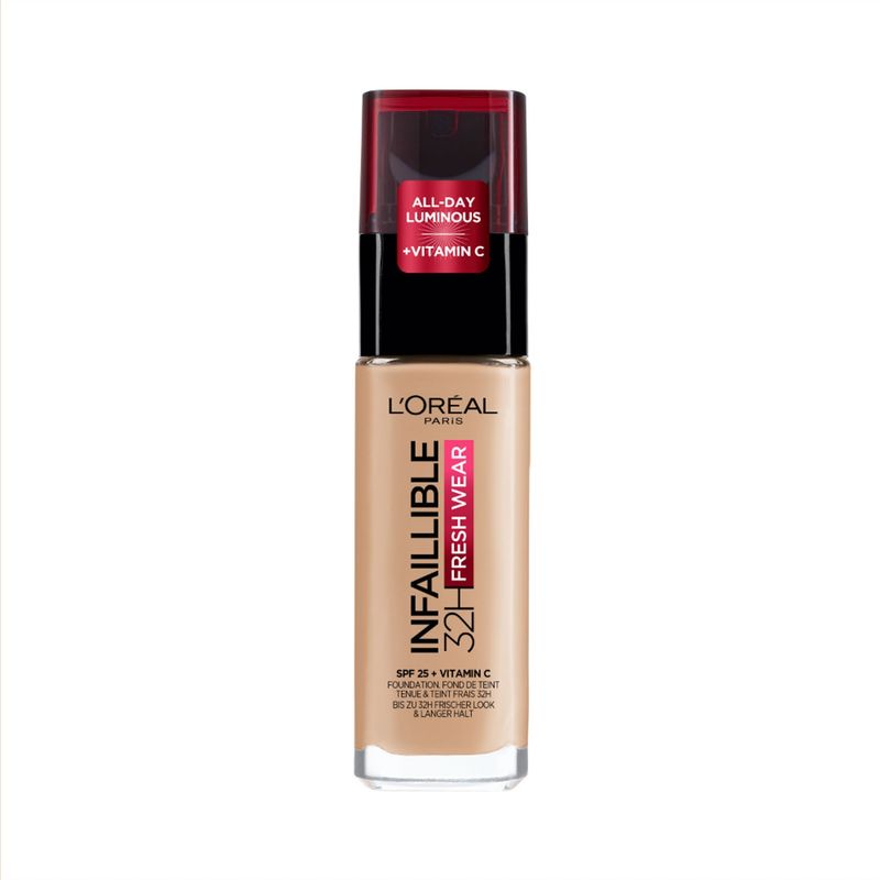 LOREAL PARIS - Base Infallible 32H Fresh Wear 145 Rose Beige   Loreal Paris