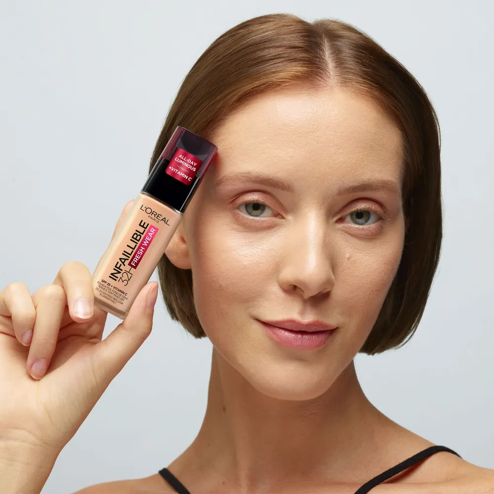Base de Maquillaje L'Oréal Infallible 32H Fresh Wear Tono 220 Sand, foto 7