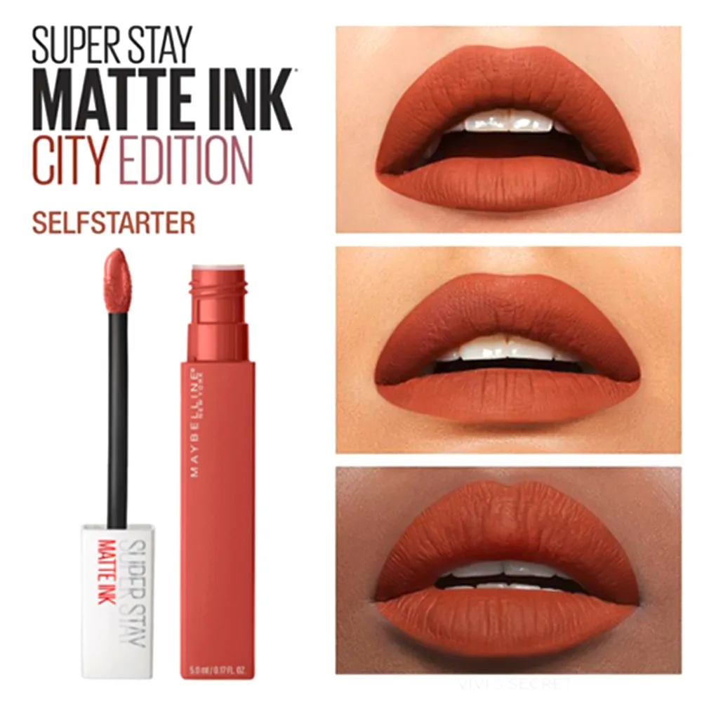 Labial Larga Duracion Superstay Matte Ink City 130 Self Start, foto 4