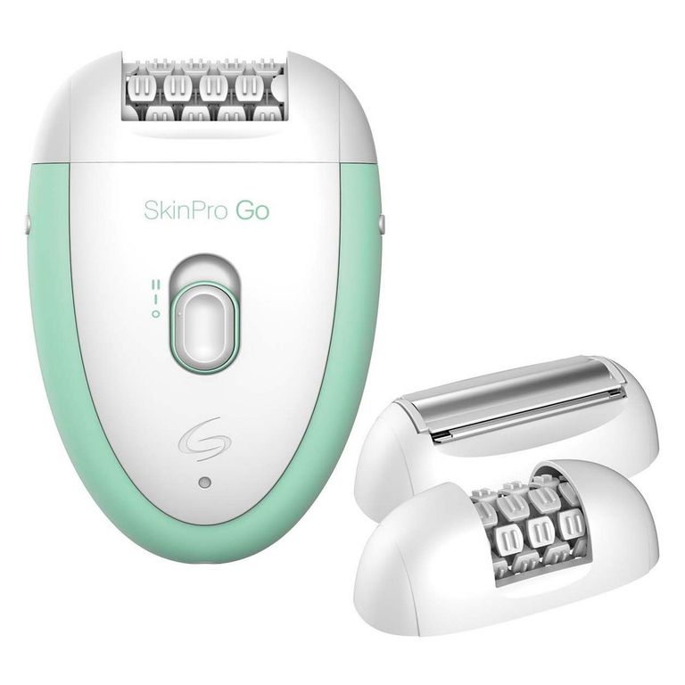 Depiladora Eléctrica Con Cabezales Intercambiables Skinpro Go 2