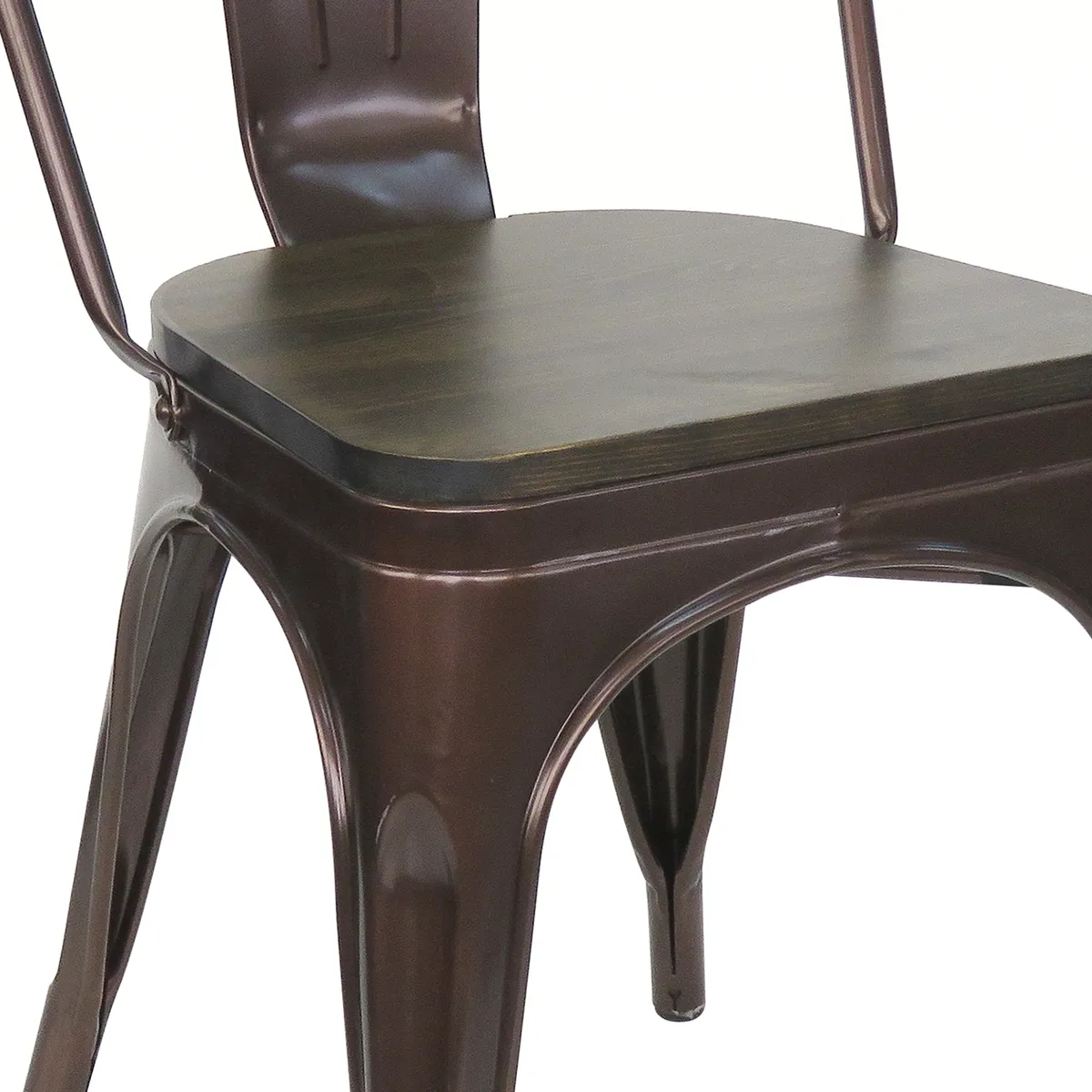 IDETEX - Pack 4 Silla Antique Rustic Cobre Cuisine By Idetex
