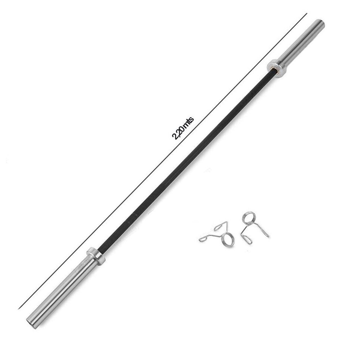 BASKO FITNESS - Barra olimpica Musculacion 20 kg