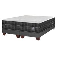 Cama Europea Lux 2 Plazas X 2.00Mt Baja Base Dividida
