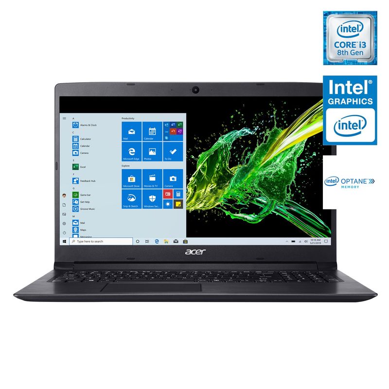 ACER - Notebook Intel Core i3 4GB RAM+16GB Intel Optane-1TB HDD 15.6"