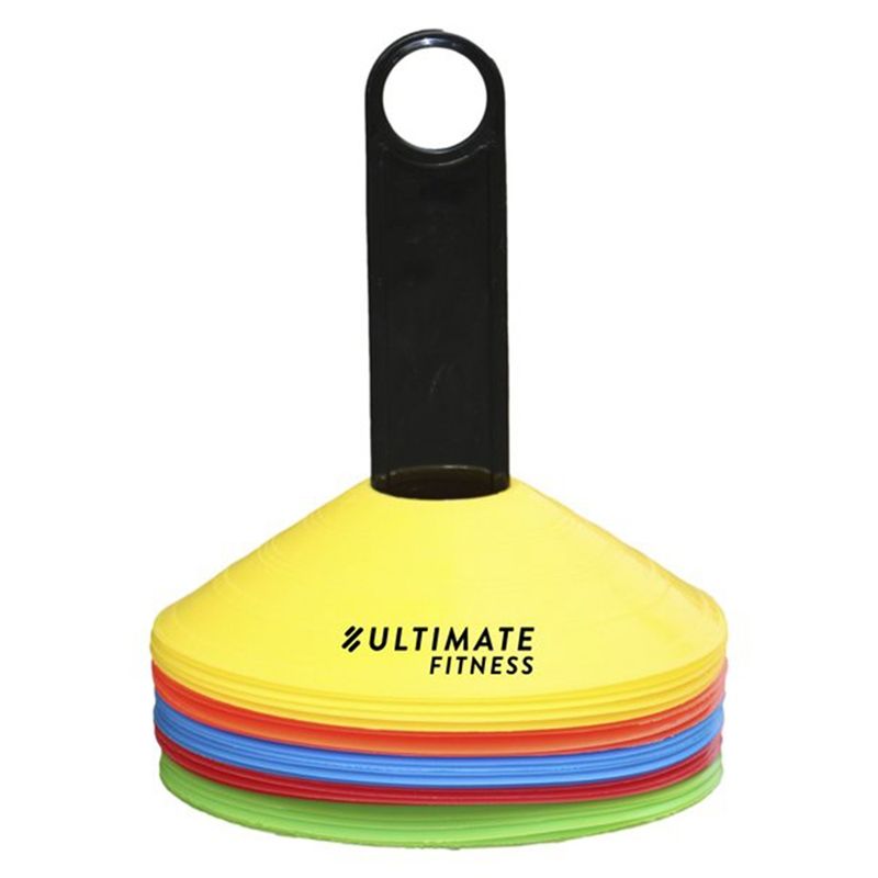 ULTIMATE FITNESS - Set de 20 Conos Agilidad Lenteja