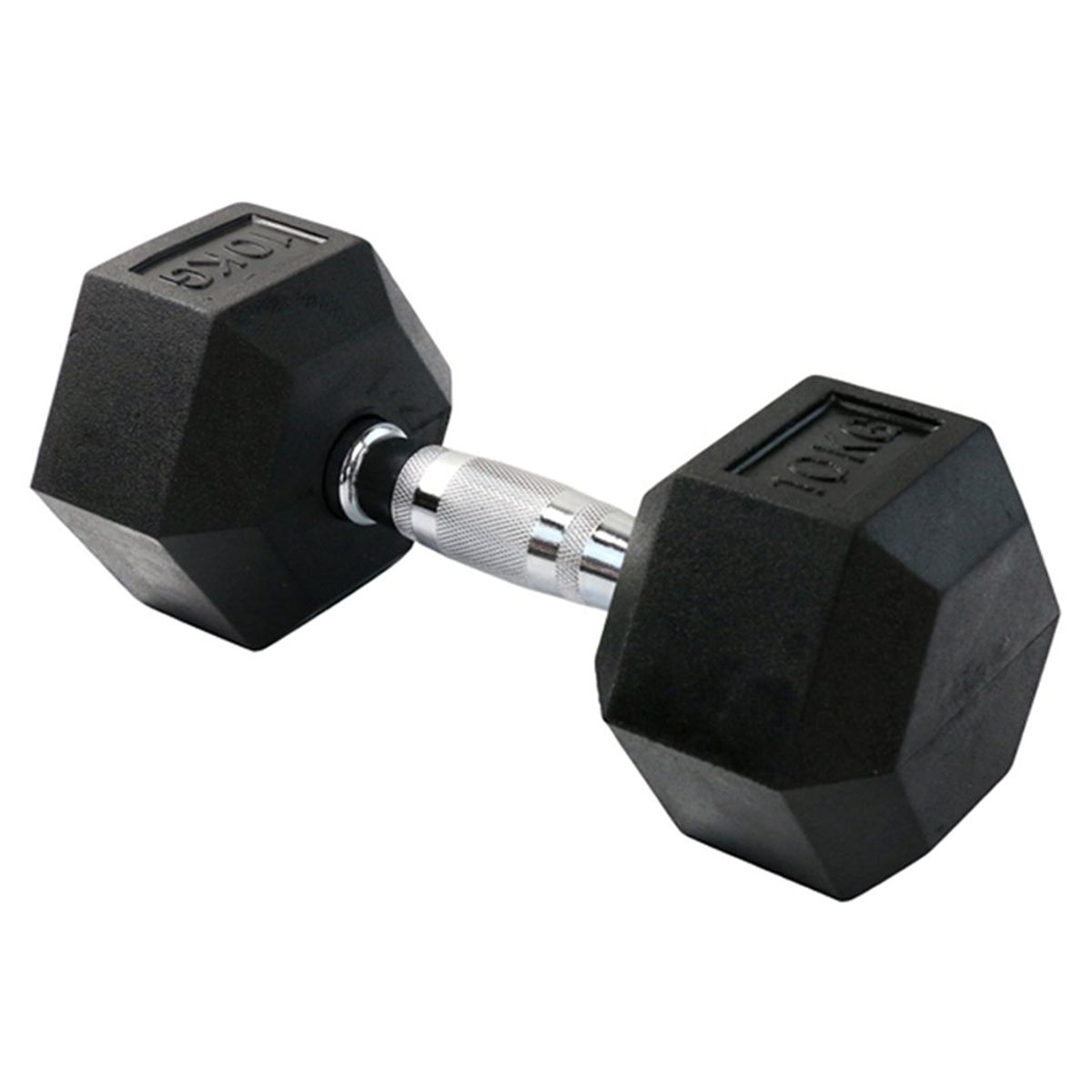 ULTIMATE FITNESS - Mancuerna Hexagonal 10 kg