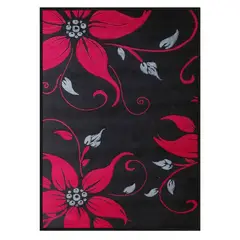 IDETEX - Alfombra Frize Carved D1 150X200 Cm Negro