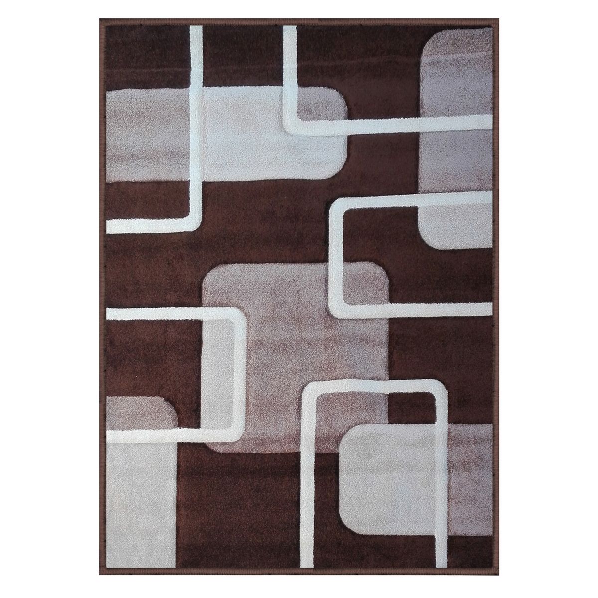 IDETEX - Alfombra Frize Carved D2 Café Idetex