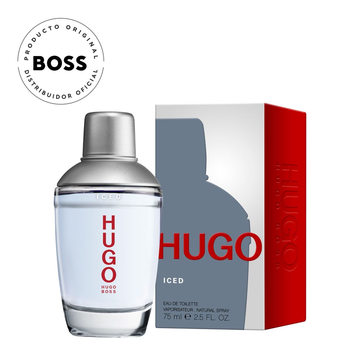 HUGO BOSS - HUGO Iced Eau De Toilette Para Hombre 75 Ml