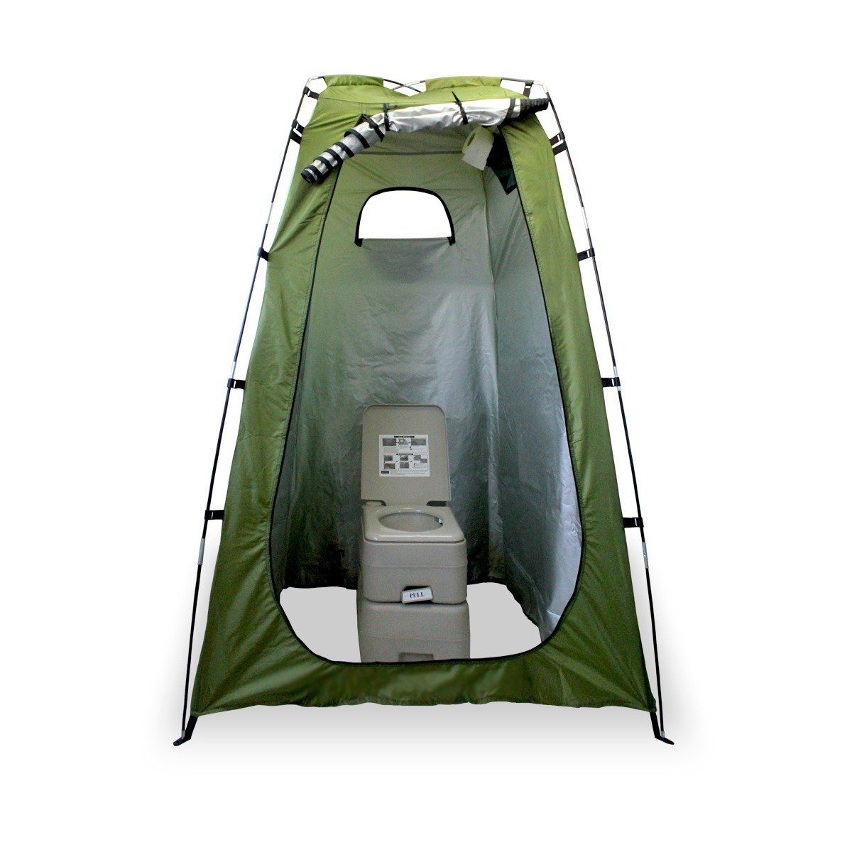 REBAJAS - Baño Químico Portátil Con Caseta Y Ducha Solar