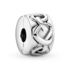PANDORA - Charm Sujetador Corazón Anudado Mujer