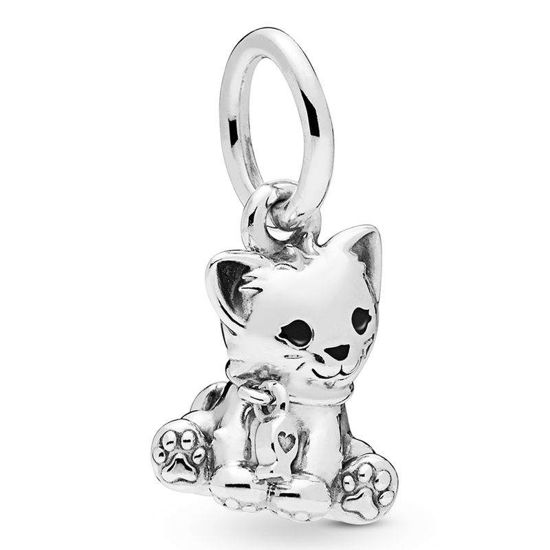 PANDORA - Pandora Charm Colgante Dulce Gato De Plata