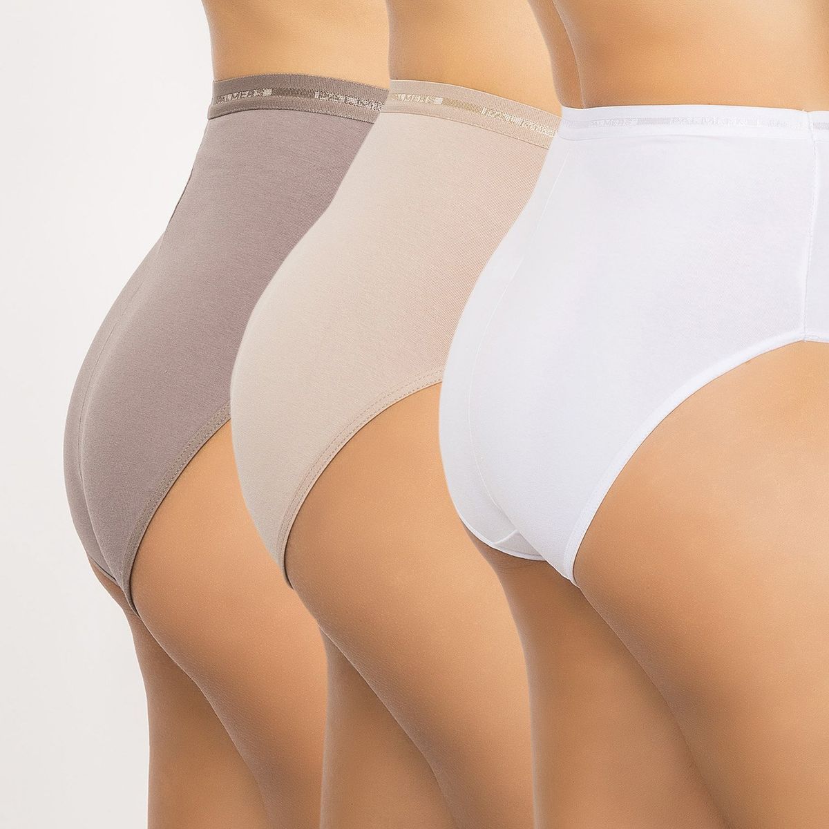 PALMERS - Calzón Palmers Pack de 3 Mujer Colores Blanco, Café y Azul