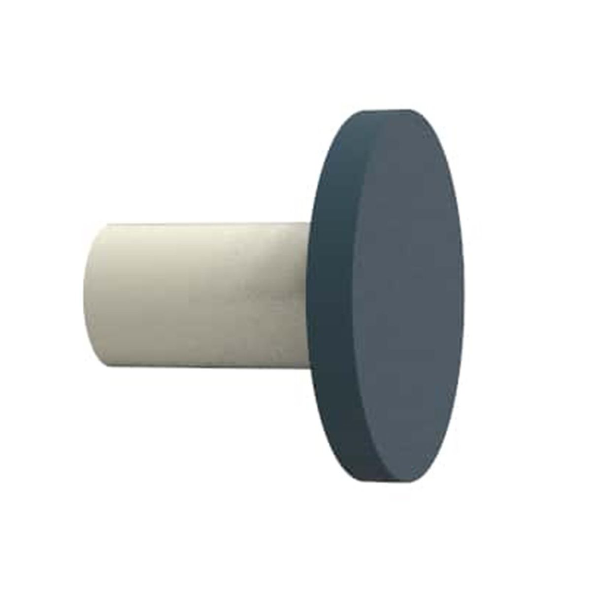 DESIGN BITE - Set de 2 Ganchos de Pared Azul