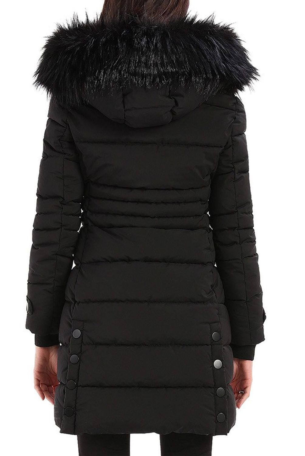 NICOPOLY - Mk Parka Larga Gorro Peludo