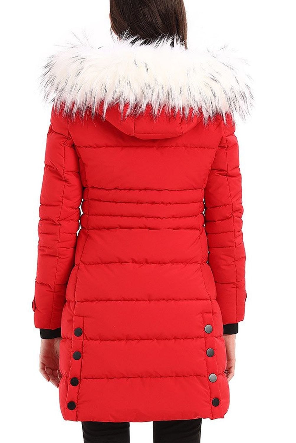 NICOPOLY - Mk Parka Larga Gorro Peludo