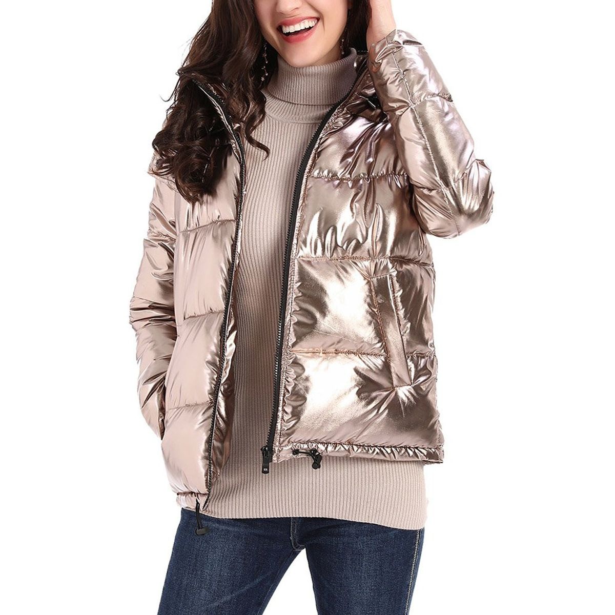 NICOPOLY - Parka Metalizada