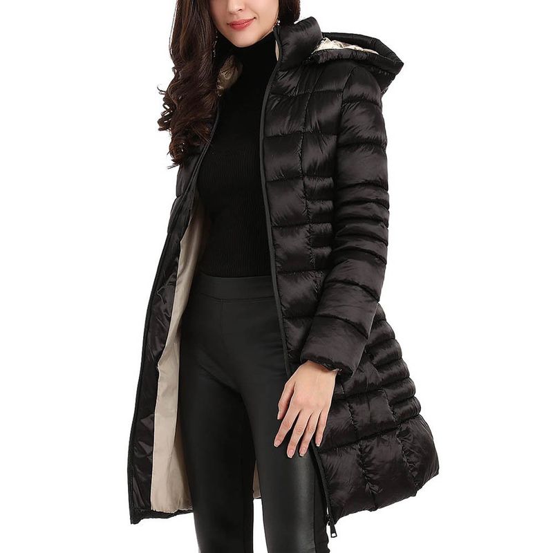 NICOPOLY - Mk Parka Larga Metalizada