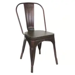 IDETEX - Pack 2 Sillas Antique Rustic Cobre
