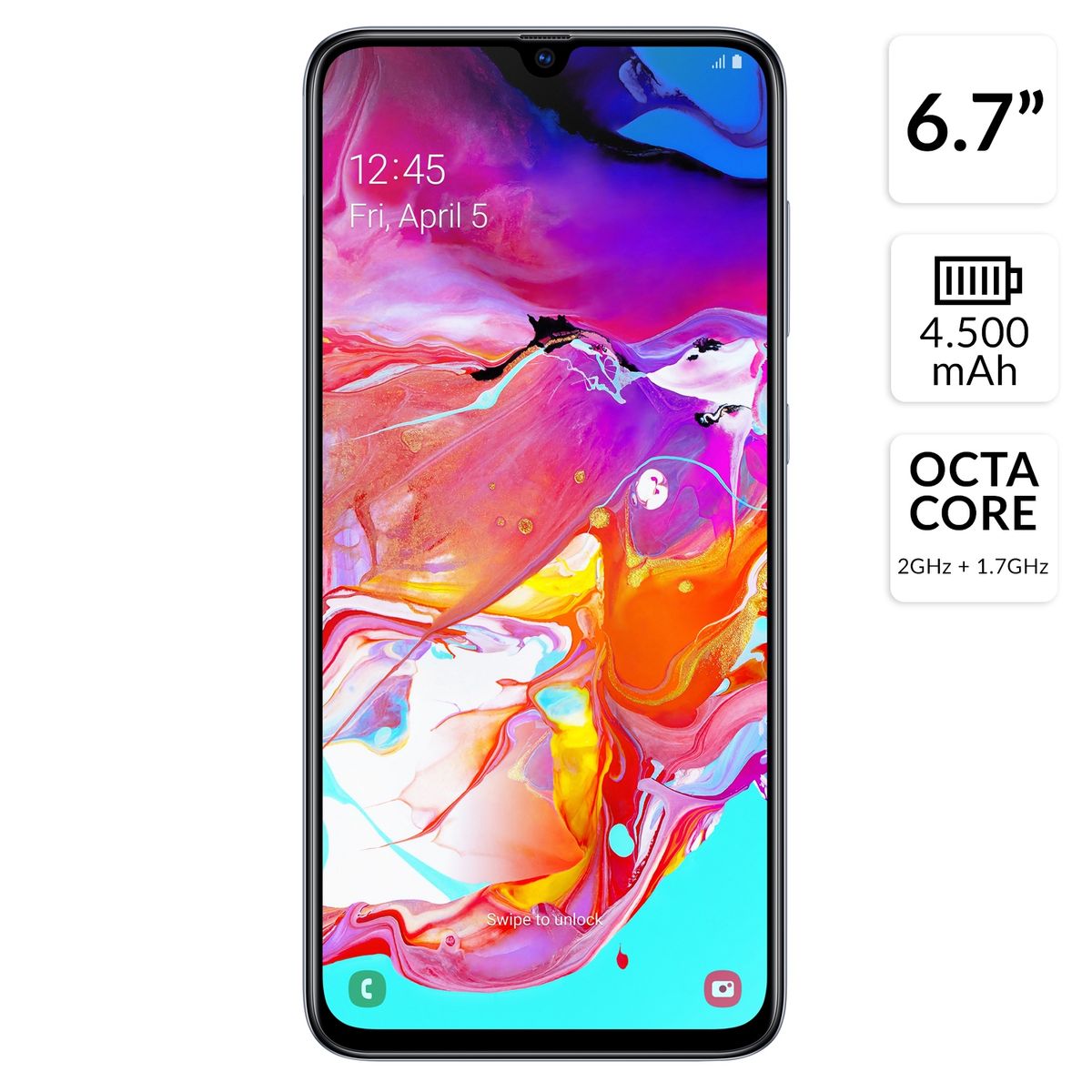 SAMSUNG - Smartphone Galaxy A70 128GB.