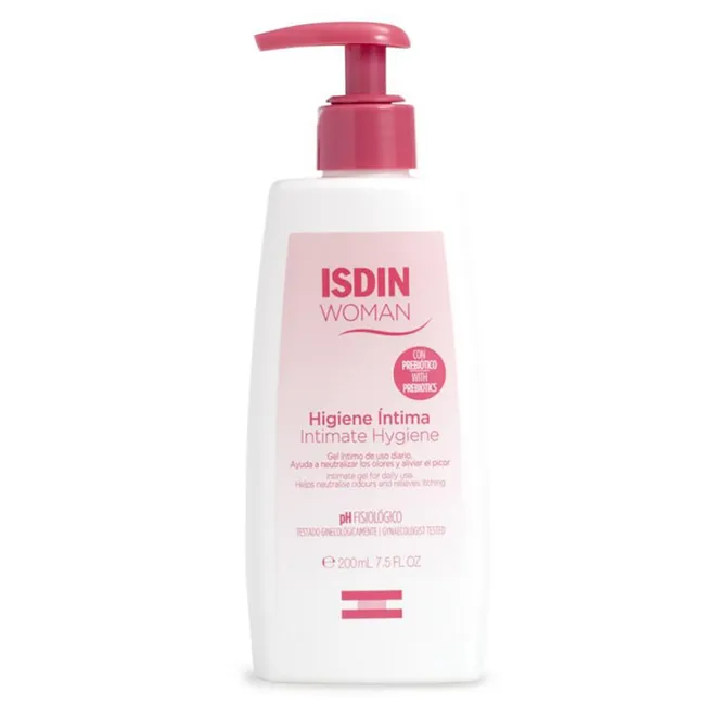 ISDIN - Jabón Íntimo PH Fisiológico Woman Higiene Intima 200 ml ISDIN
