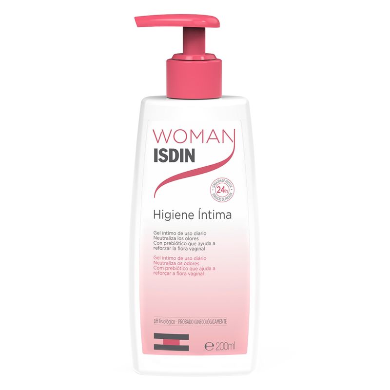 ISDIN - Jabón Íntimo PH Fisiológico Woman Higiene Intima 200 ml ISDIN