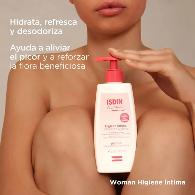 ISDIN - Jabón Íntimo PH Fisiológico Woman Higiene Intima 200 ml ISDIN