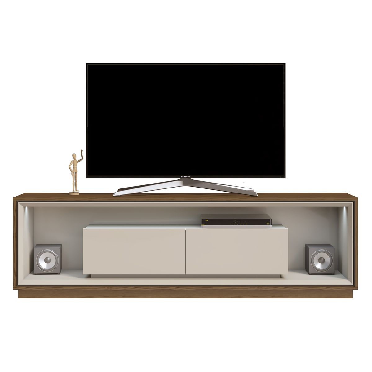 ALTAVISION - Rack Rack Opera 1.8 12875 Offwh Freijo 60 Pulgadas Altavision