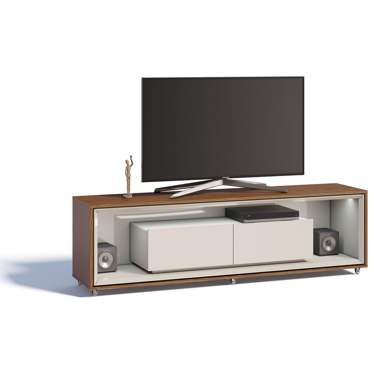 ALTAVISION - Rack Rack Opera 1.8 12875 Offwh Freijo 60 Pulgadas Altavision